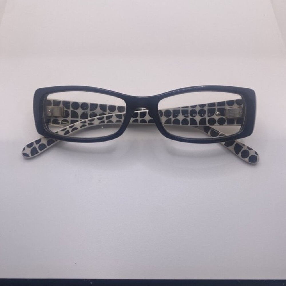 Kate Spade Eyeglasses FRAME ONLY KSR02 BN10 51-16-135 Blue White 757